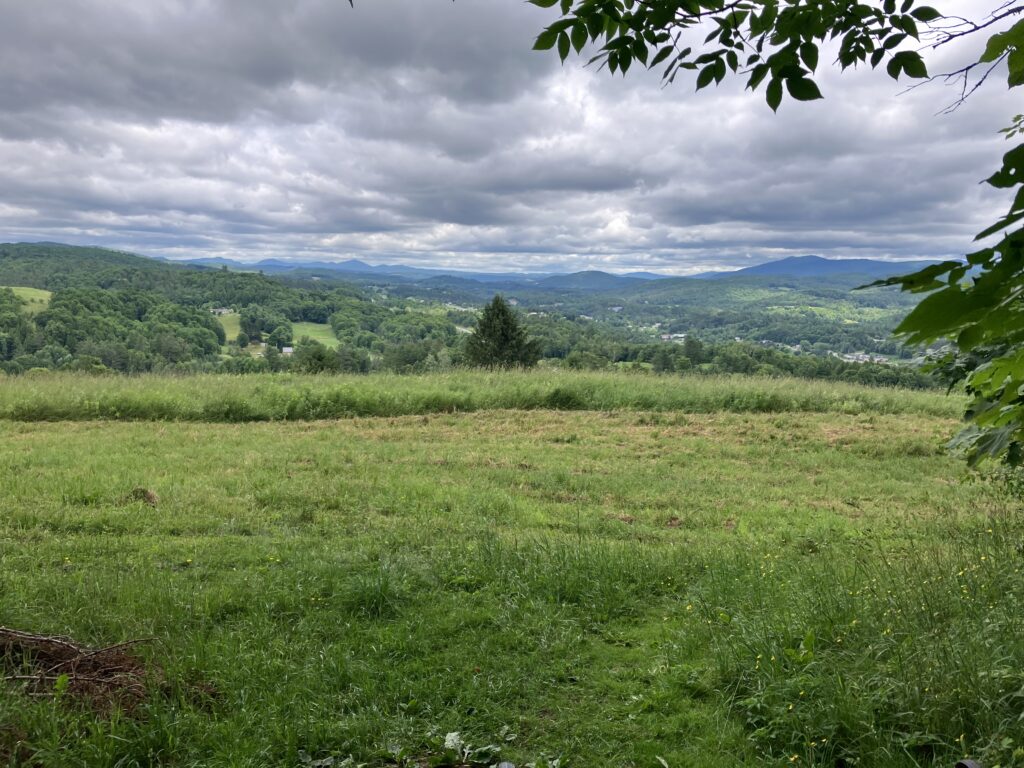 a Beautiful Vermont view